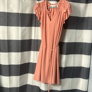 Lined polyester dress